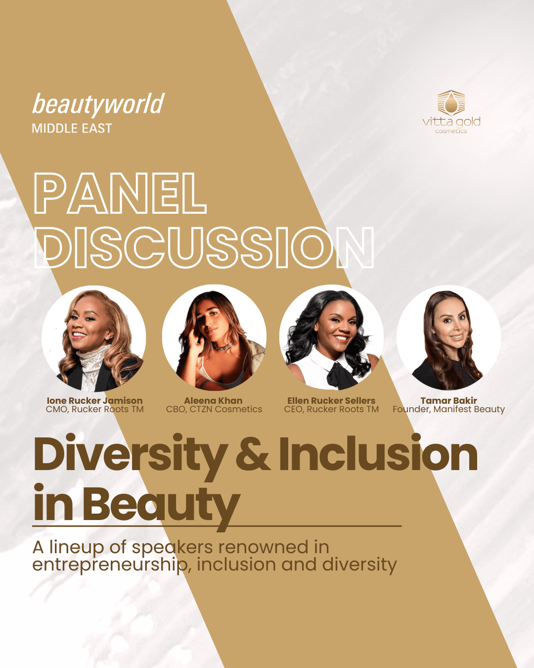Shaping the Future of Beauty: Celebrating Diversity and Inclusion - BWME 2023 Conference - Vitta Gold Cosmetics