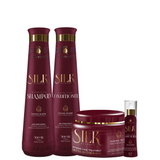 Shampoo + Conditioner + Mask + Serum Silk Express