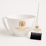 Vitta Gold™ Precision Bowl & Brush Set | Professional Hair Care Tool