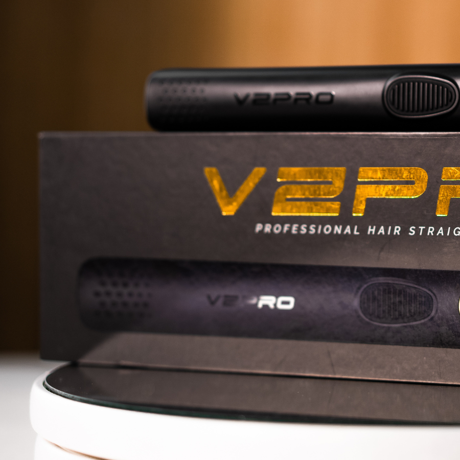 V2PRO Professional Hair Straightener Titanium Flat Iron 250°C (480°F)