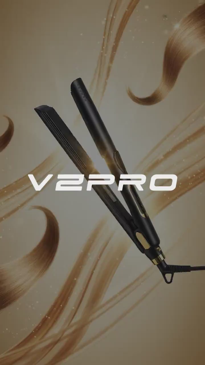 V2PRO Professional Hair Straightener Titanium Flat Iron 250°C (480°F)